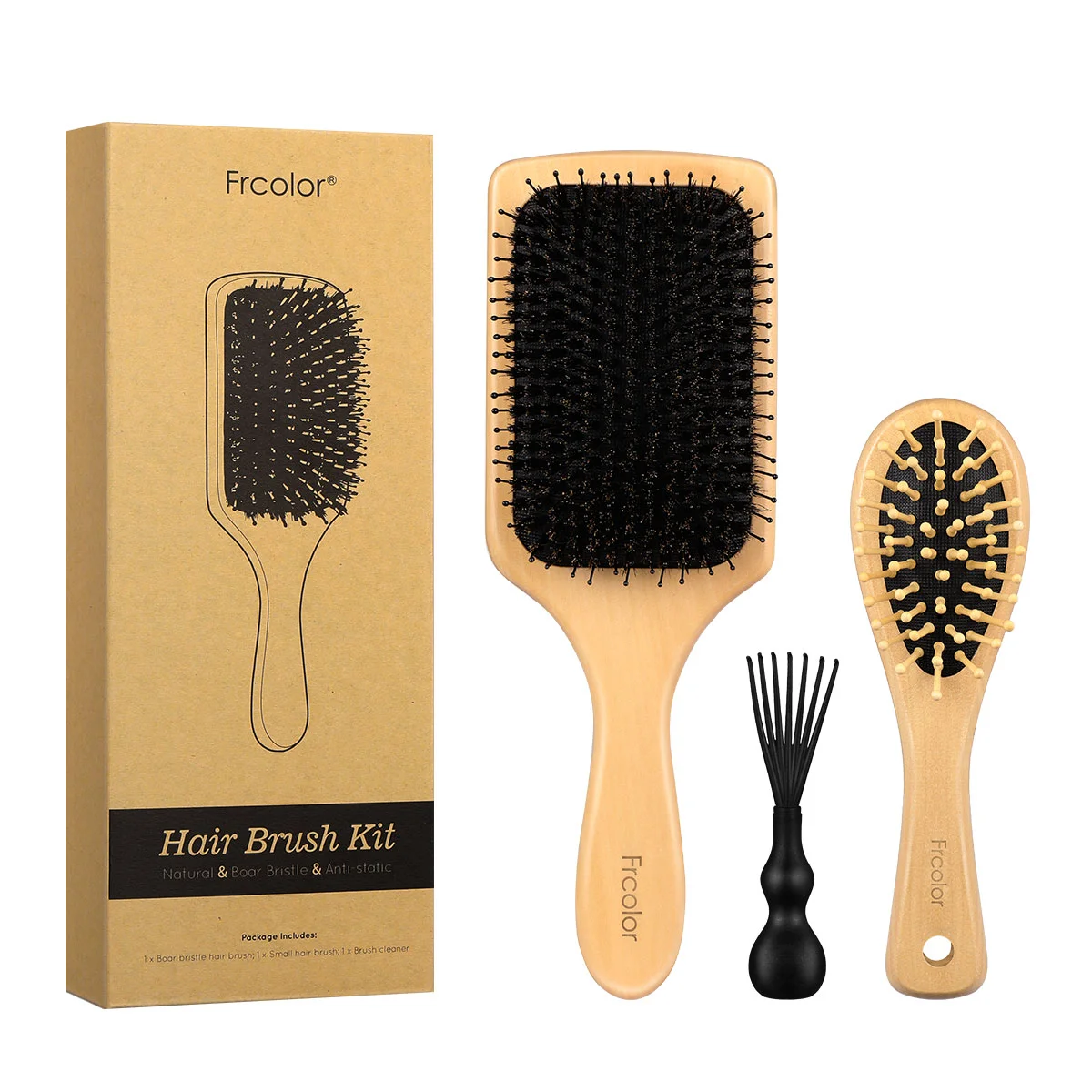 

Щетка для волос, Набор щеток для волос в форме кабана для мужчин, щетка для распутывания волос в форме кабана