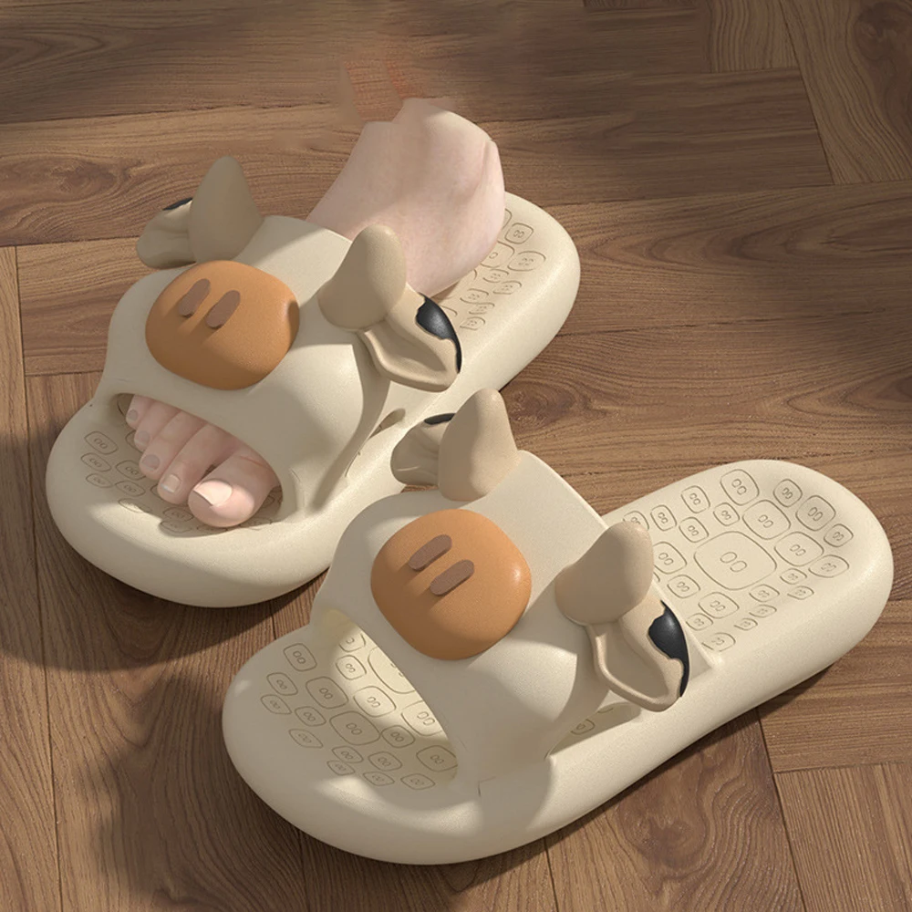 

Young Girl Heart Cute Slippers Female Summer Ins Wind Indoor Home Bathroom Non-slip Eva Sandals Outside Wear