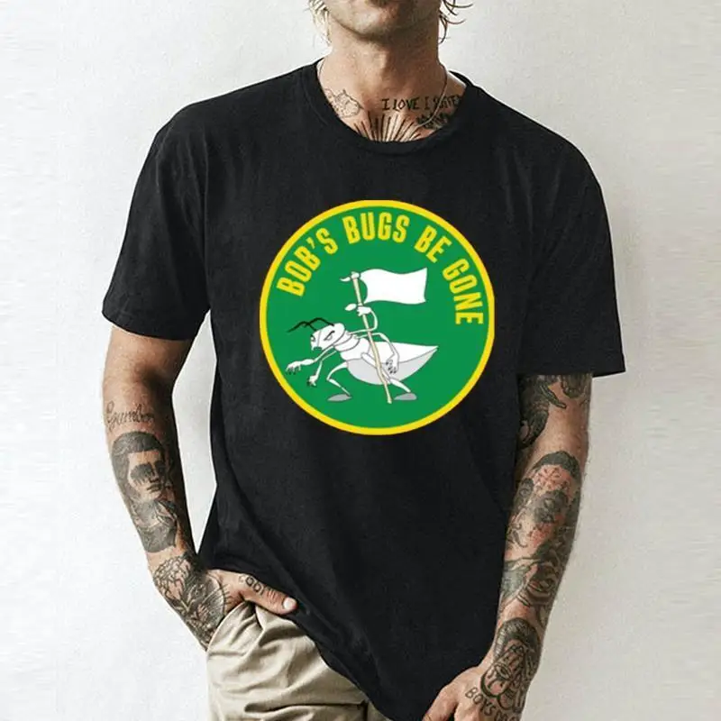 Летняя футболка унисекс Bob’S Bugs Be Gone Good Luck Charlie хлопковая модная одежда для пар