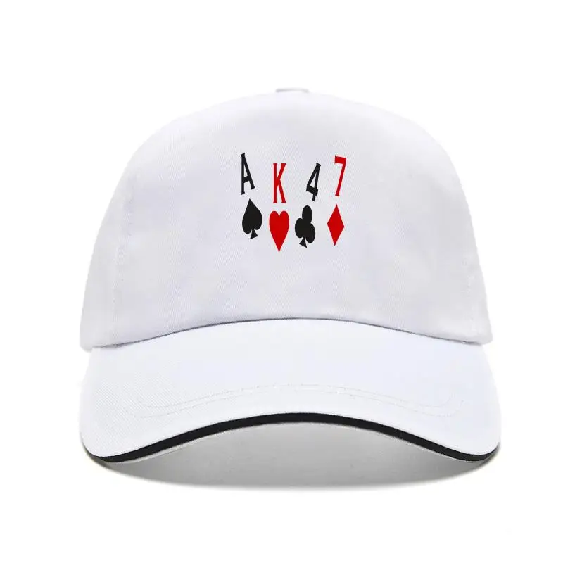 

AK47 MenFunny Baseball Cap Soviet USSR Russian Poker Hand Printed Bill Hat camiseta military Hat