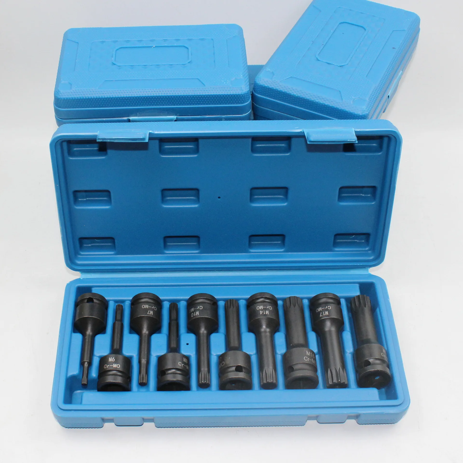 

3,5-дюймовая ударная Торцевая насадка Torx, 10 шт., привод 1/2 дюйма, звездообразная отвертка, биты, стандартные размеры, звездообразный ключ, набо...