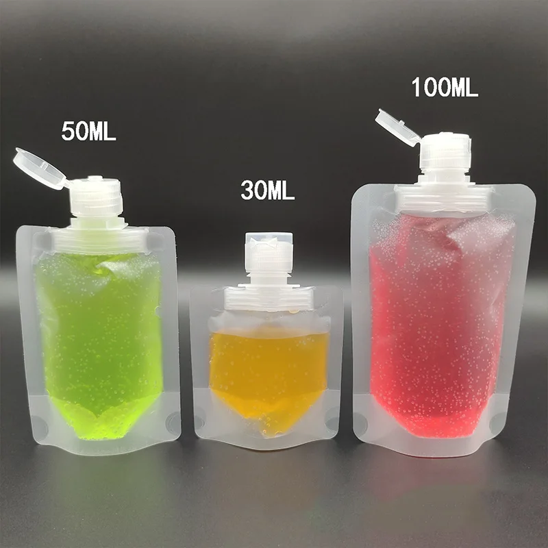 

Многоразовые упаковочные мешки 30/50/100 мл, необходимое для путешествий, косметический лосьон, шампунь, гель для душа, портативные сумки, косметика