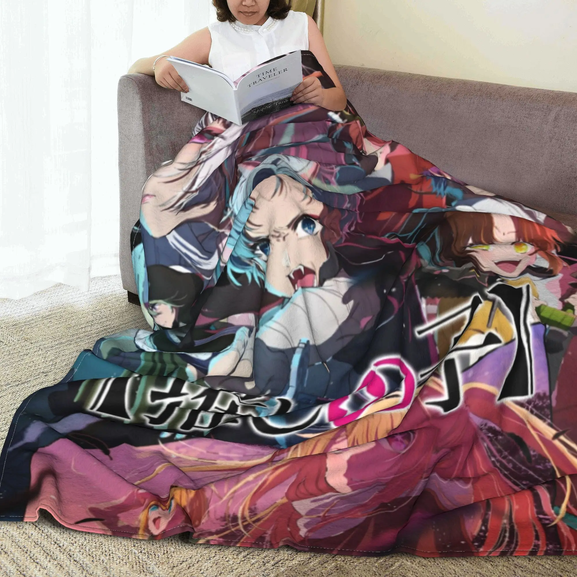 Oshi No Ko шерстяные одеяла японского аниме Hoshino Rubii потрясающее одеяло для кровати