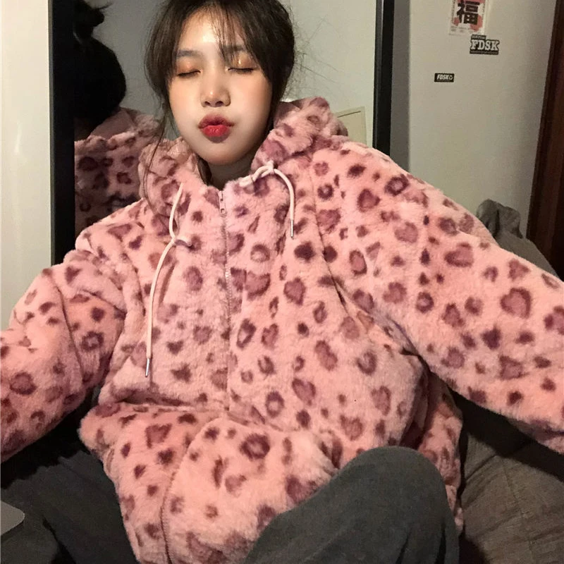 Y2K модные куртки на молнии в стиле хип-хоп готика свободная Ретро плюшевая