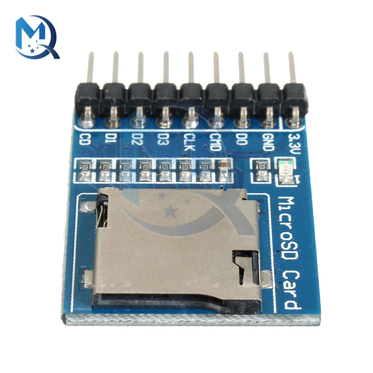 9-контактная Плата расширения памяти Mini Micro SD TF устройство считывания карт с