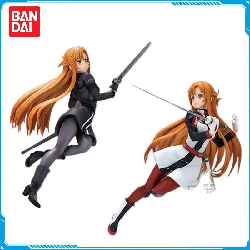 

Em Estoque Bandai Original Anime Figura Sword Art Online Yuuki Asuna Anime Action Figure Collection Model Toys for Kids Gift