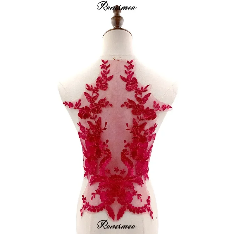 Сетчатый вышитый воротник из полиэстера