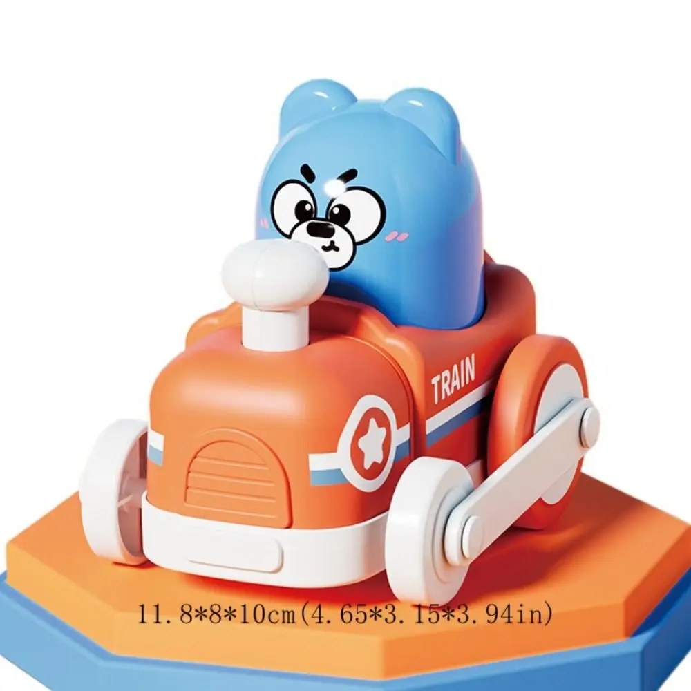 Креативная игрушка с изображением поезда мультяшная для столкновений