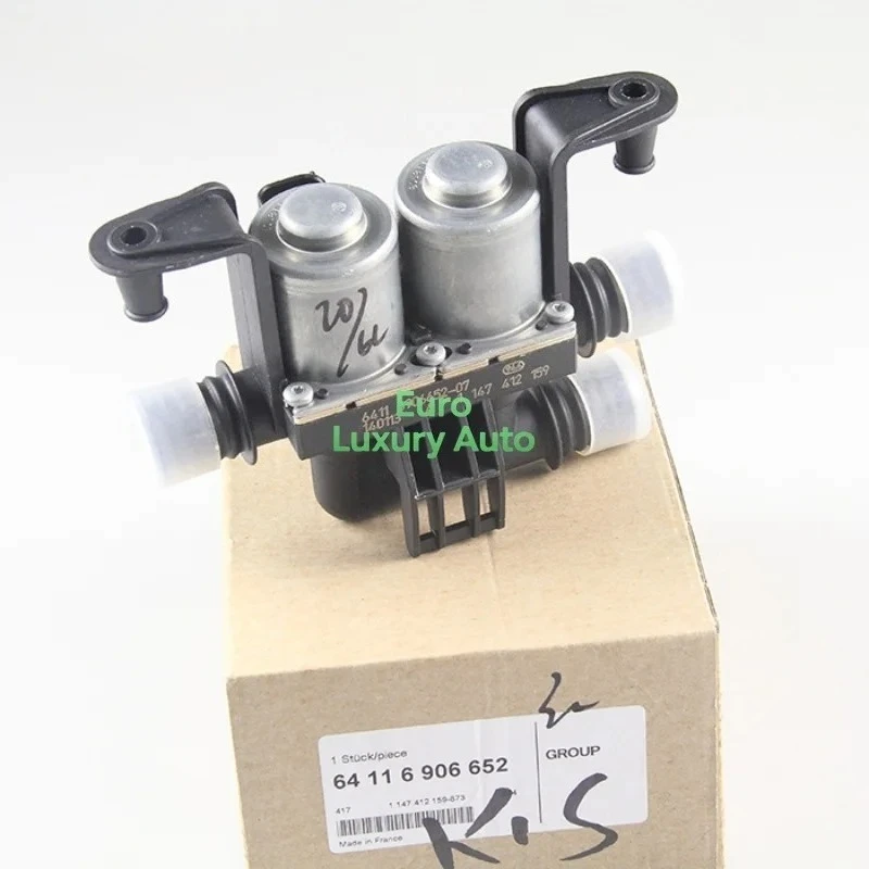 Фото OEM 64116906652 Клапан управления нагревателем, клапан теплой воды для BMW N52 N62 Двигатель 5, 6 7 серии E60 E61 E63 E64 E65 E66 E67 №1