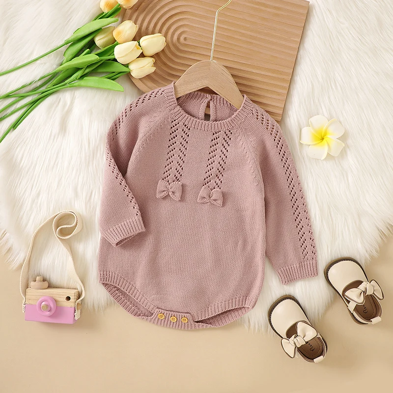 

Детское трикотажное боди с длинным рукавом, на возраст 0-18 месяцев