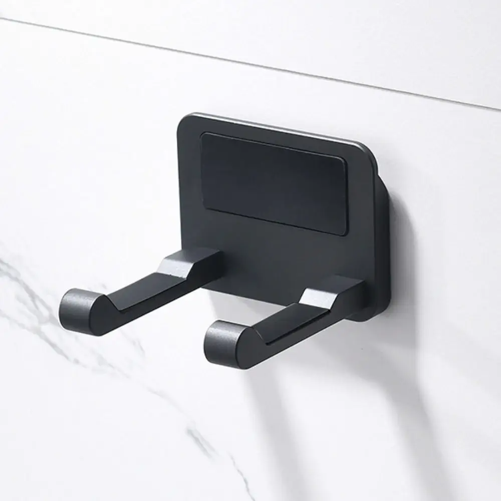 

Space Aluminum Hair Dryer Holder Black Punch-Free Hair Dryer Storage Wall Mounted Grey Self Adhesive Hair Dryer Bracket