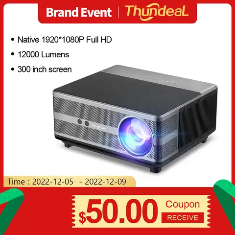 ThundeaL Новинка Full HD 1080P проектор TD98 WiFi светодиодный 2K 4K видео кино смарт-проектор PK DLP домашний кинотеатр проектор поддержка Bluetooth Настроить на ...