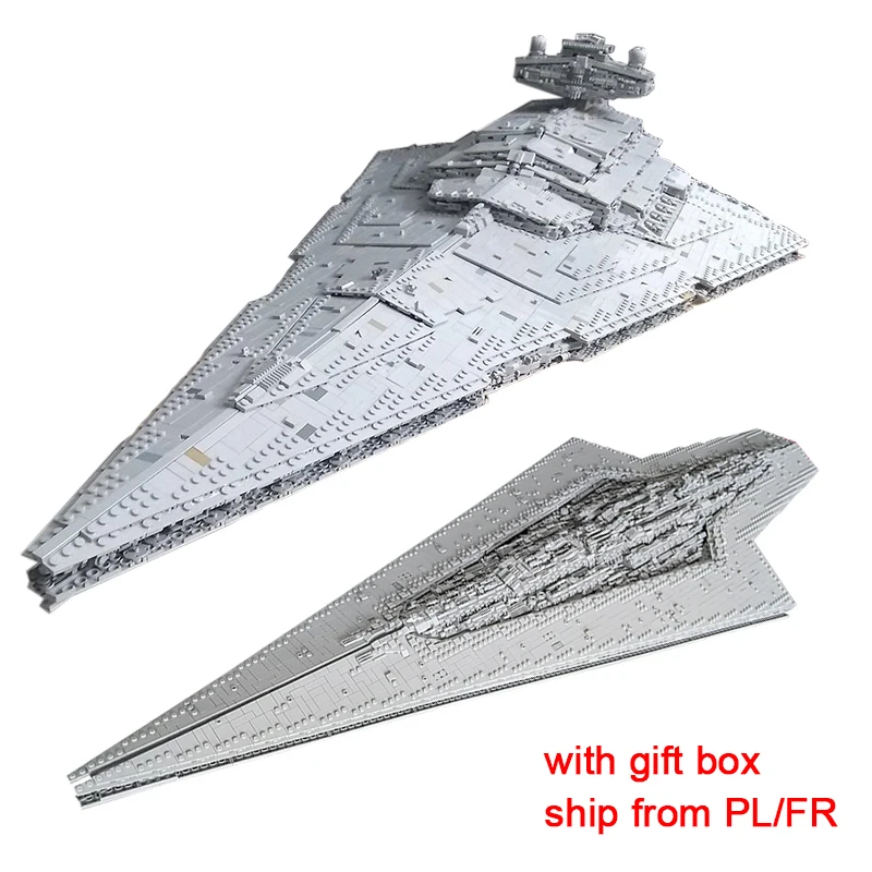 

MOC-15881 Executor class Star Dreadnought MOC-23556 ISD Monarch Building Blocks Bricks Collection Toys Gifts for Boys Friends