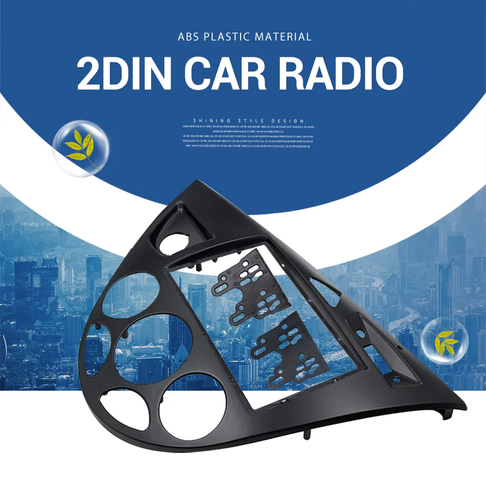 Двойная стереопанель 2 Din для Ford Fiesta Focus 1998-2006 Fascia радиоустановка крепление