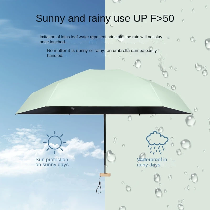 Mini Pocket Rain Umbrella Sun Shade Umbrella Women Rain Umbrella UV Sun Umbrella Capsule Umbrella business umbrella it 우산 images - 6