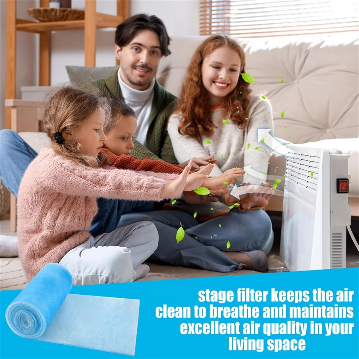 Многоразовый фильтр для вентиляционного отверстия Merv 8 электростатический пола