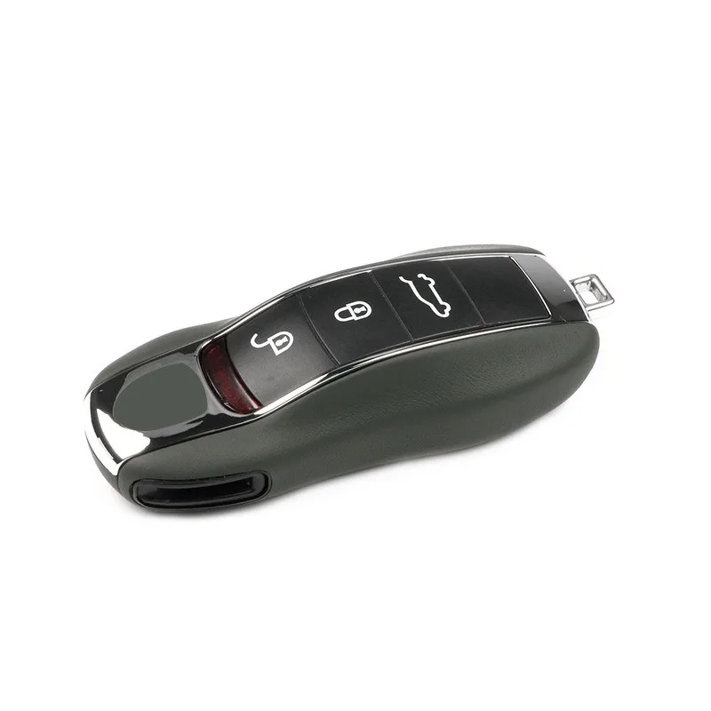 Кожаный ключ от машины для Porsche Panamera Cayenne Cayman Macan Boxster 911 9ya 971 защитный чехол