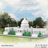 world architecture usa capitol congress tree 3d model mini diamond blocks bricks building toy for children gift no box