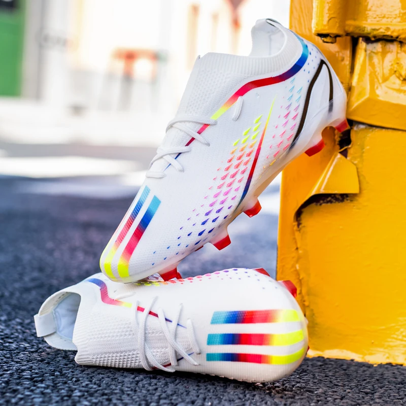 Men's Professional Football Shoes Sneakers Football Shoes Outdoor Non-Slip Long Shoe Nails Ultra-Light TF/FG Football Shoes