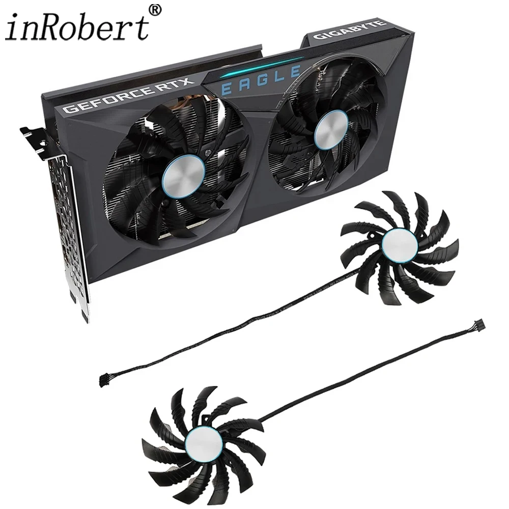 Вентилятор видеокарты 95 мм PLD10010S12H RTX3060 RTX3060Ti для Gigabyte GeForce RTX 3060 3060Ti EAGLE OC