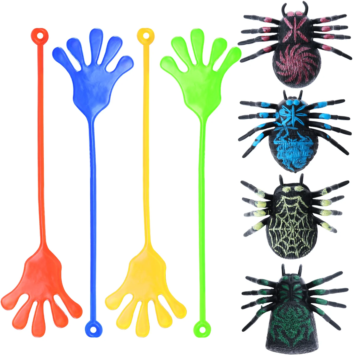 

12PCS Sticky Set Stretchy Novelty Palm for Children