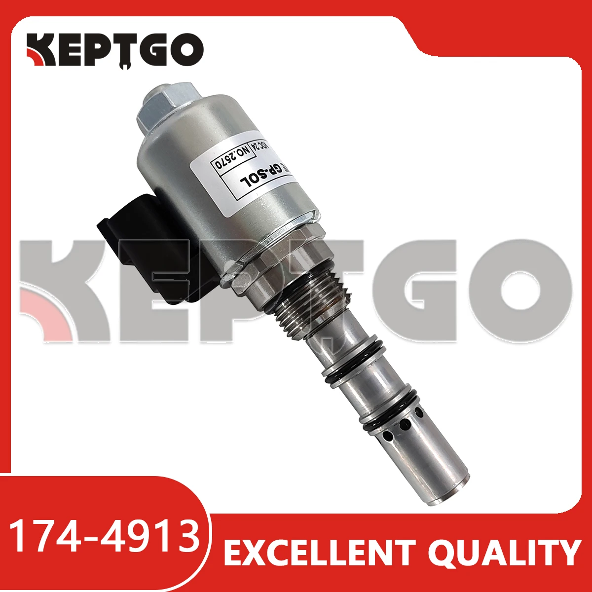 Гидравлический электромагнитный клапан 24 В 174-4913 для Caterpillar CAT 980H 962G 950G 966G 972G 558 522B