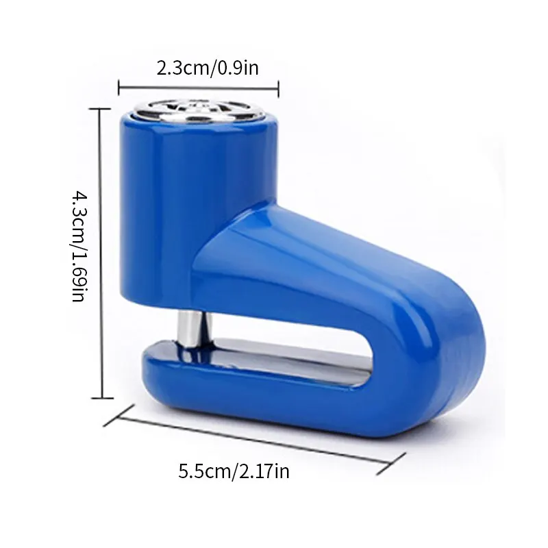 Велосипедный замок с ключами защита от кражи дисковый тормоз для горного и