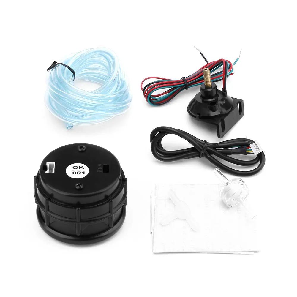 2&quot 52mm 20 LED Blue Digital -1-2 Bar 12V 20LED Turbo Boost Gauge Car Meter With Sensor | Gauges