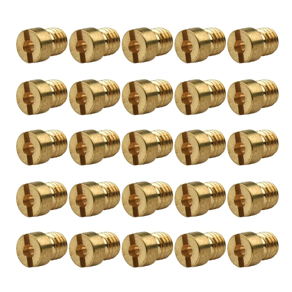 

25Pcs Main Jet Nozzles 55-115 M5 For Dellorto PHBG 21 19.5 19 SHA 13 14 15 16 19 20 SHBC 19 5mm Carburetor Main Jet Set Parts