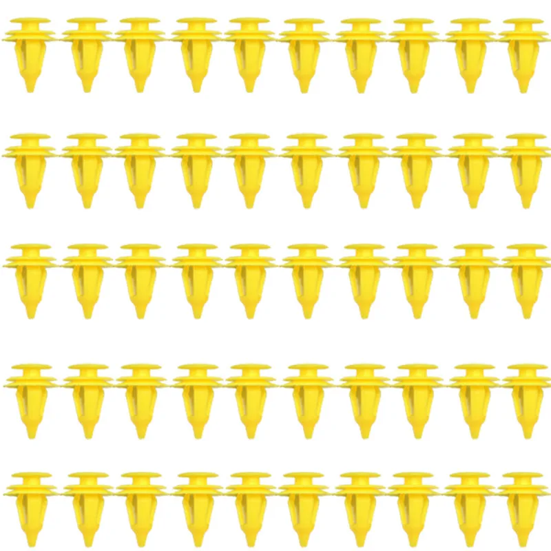 

50 шт., зажимы для отделки дверной панели автомобиля, зажимы для Ford, Chrysler Wj, зажимы для автомобильных крепежных автомобилей 6503204