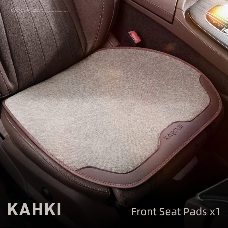 Karcle дышащий чехол из синели для автомобильного сиденья передняя и задняя подушка