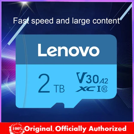 Lenovo 2TB High Speed Micro TF SD Card 1TB 512GB 256GB 128GB SD/TF Flash Memory Card Driving Recorder Cameracartão De Memória