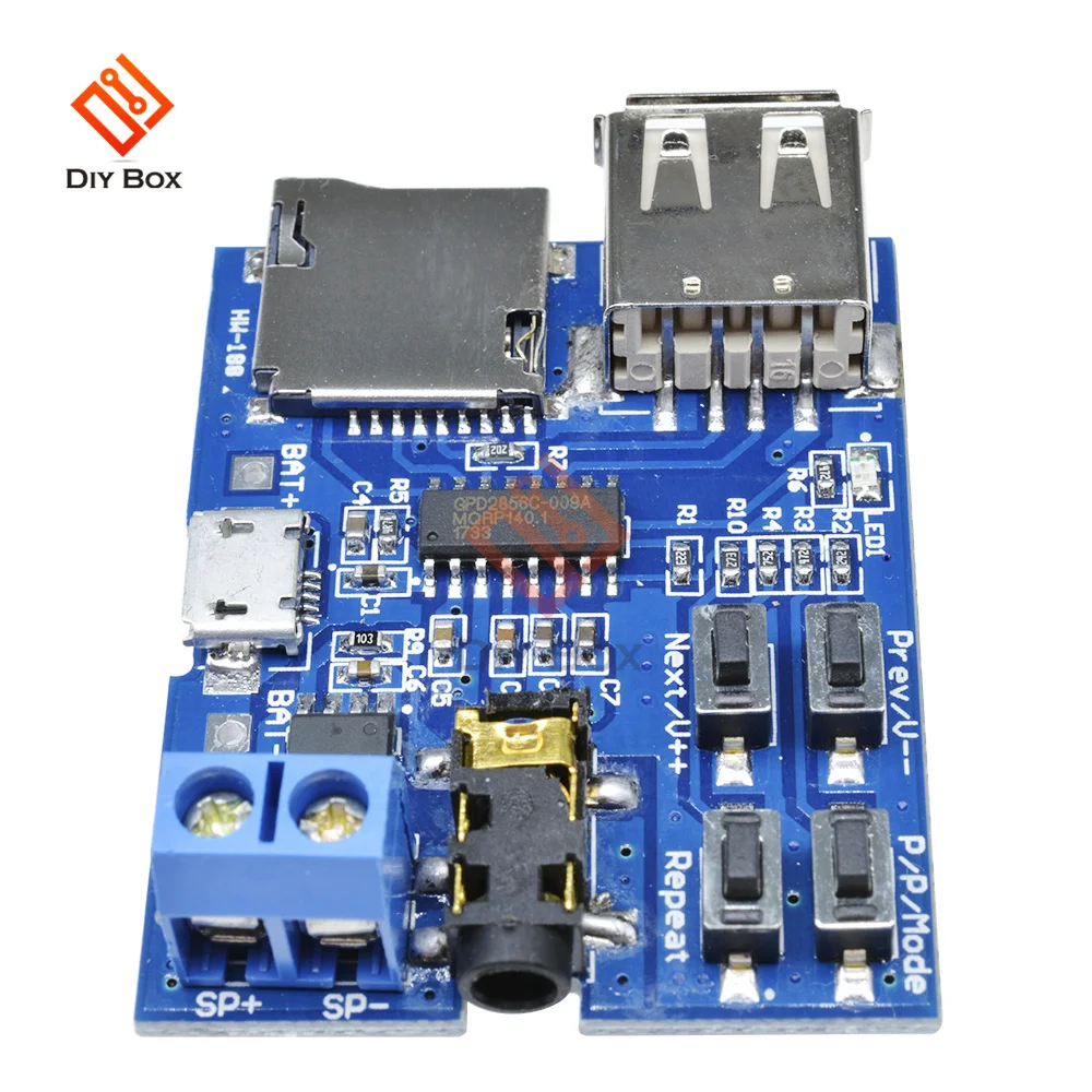 Микро-usb MP3-модуль TF карта U диск MP3 Плата декодера с форматом Расшифровка