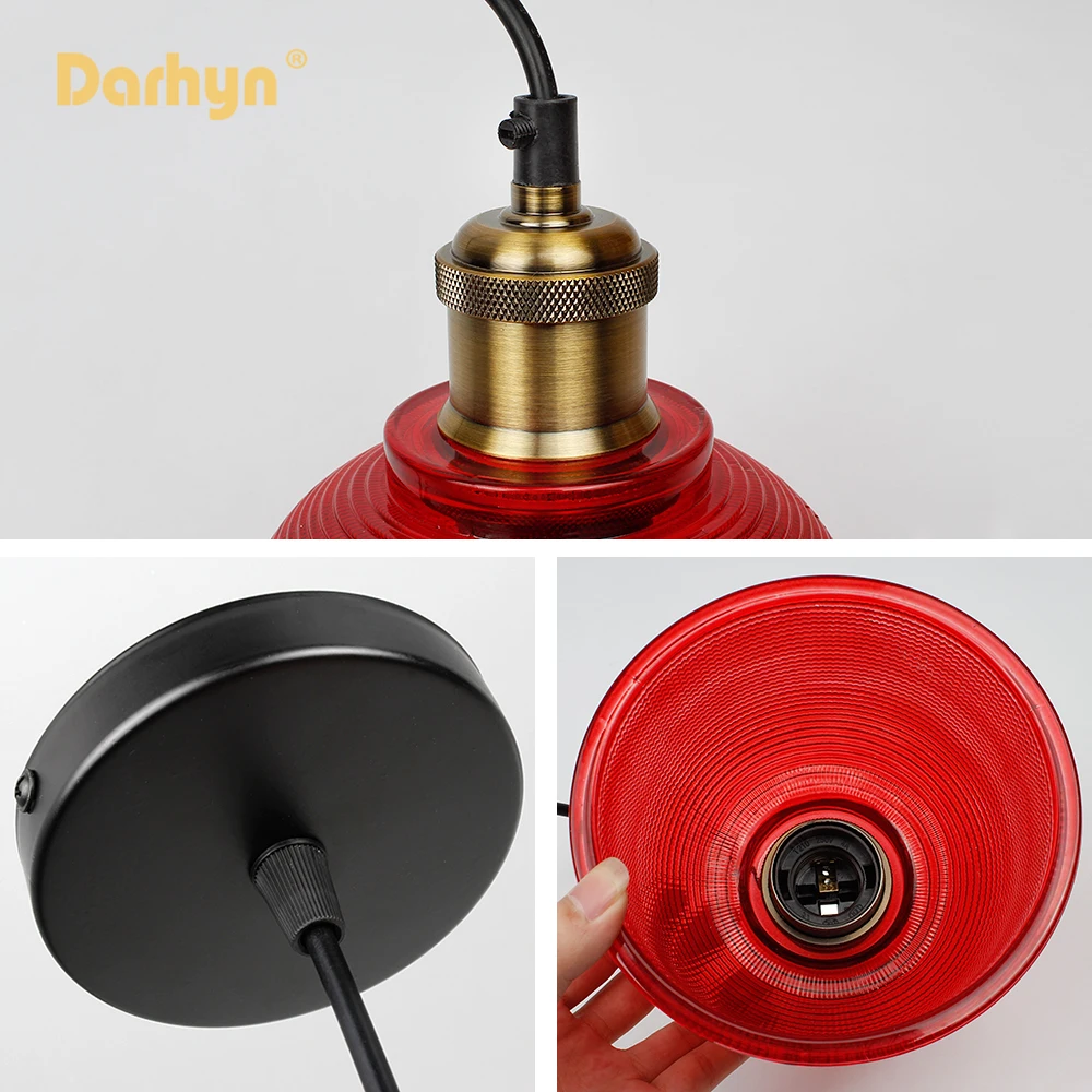 Стеклянная Подвесная лампа в скандинавском стиле медная латунная креативная