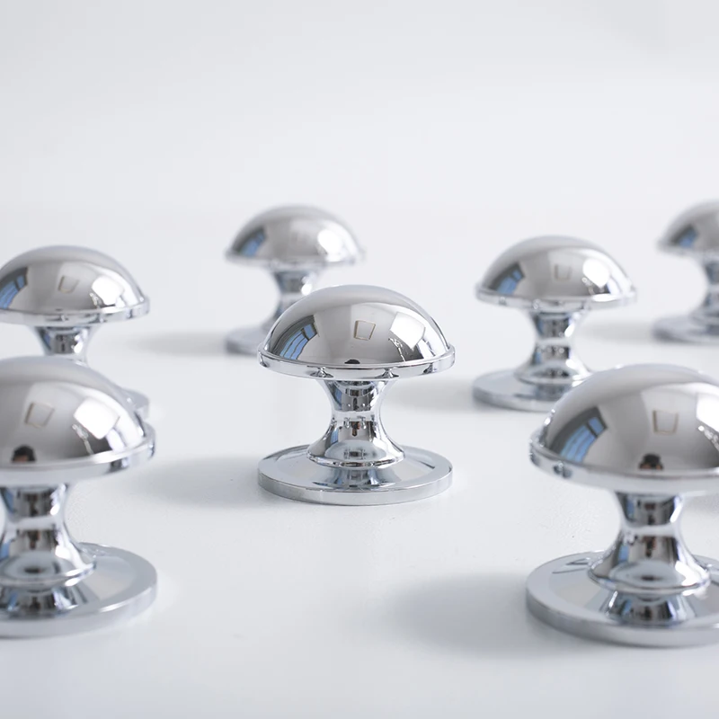 

Furniture Pure Brass Cabinet Door Handle Kitchen Cabinet Shoe Cabinet Bedroom Wardrobe Door Silver Semi-circular Small Handle