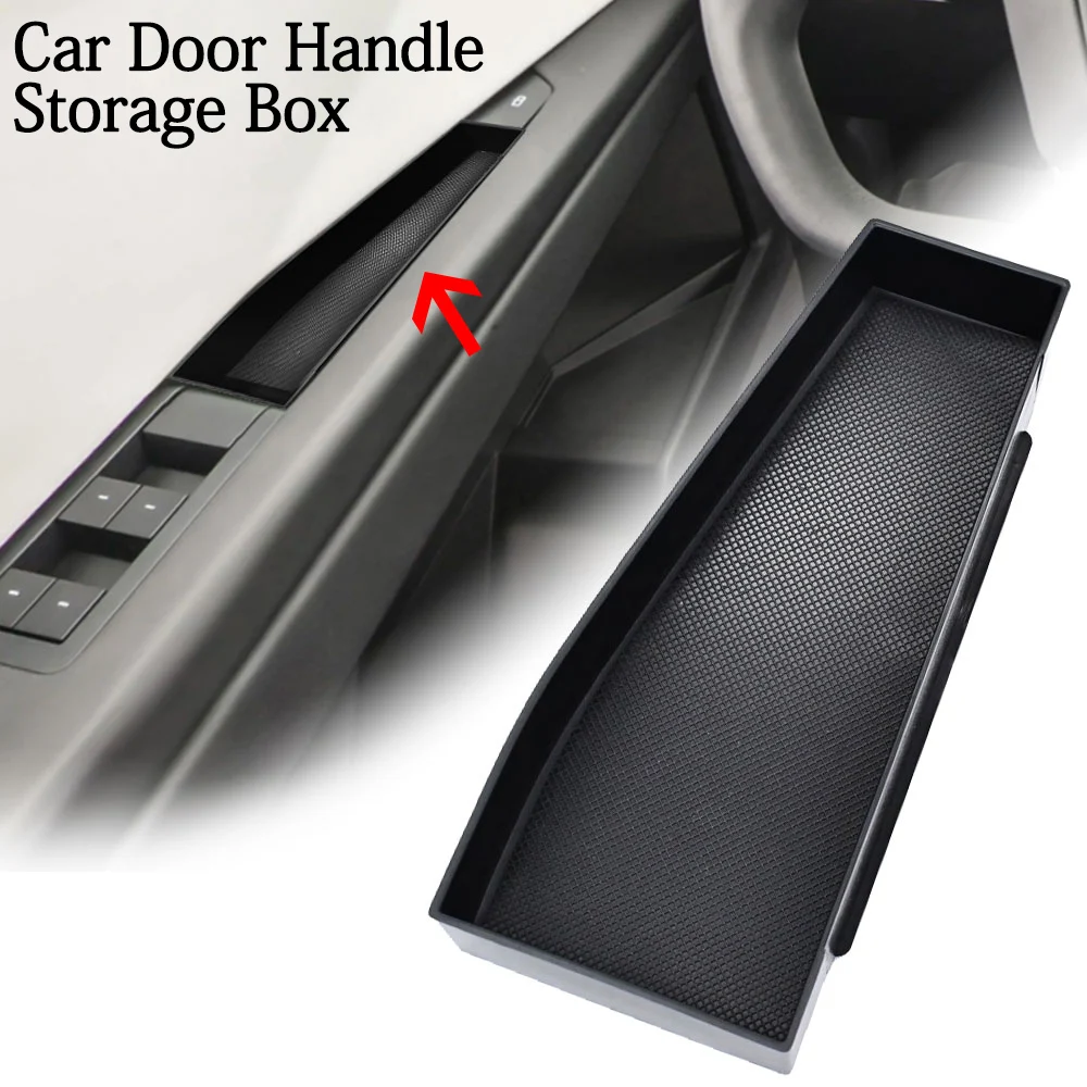 2 шт. для Tesla Cybertruck 2024 + дверная ручка автомобиля ящик хранения боковой органайзер