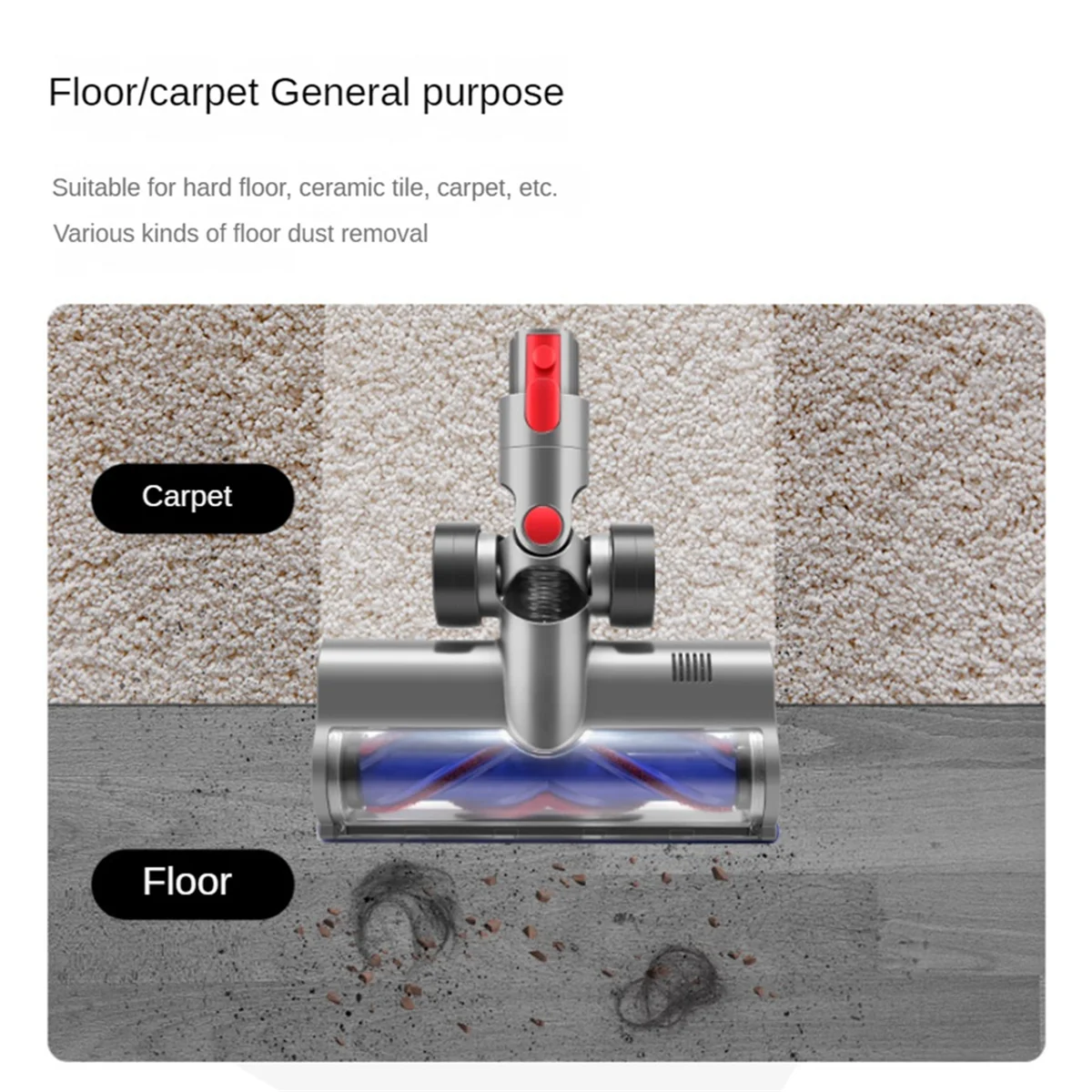 Щетка для пола швабра V10Slim/V12Slim детали беспроводного пылесоса насадка очистки с