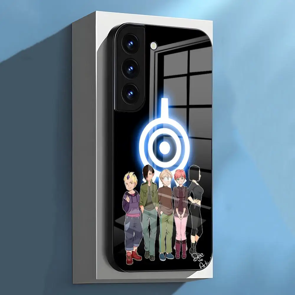Фото Чехол для телефона C-Code Lyoko для Samsung S26 S25 S24 FE S23 S22 S21 Plus S20 Ultra Note20Ultra, черный, стеклянный №2