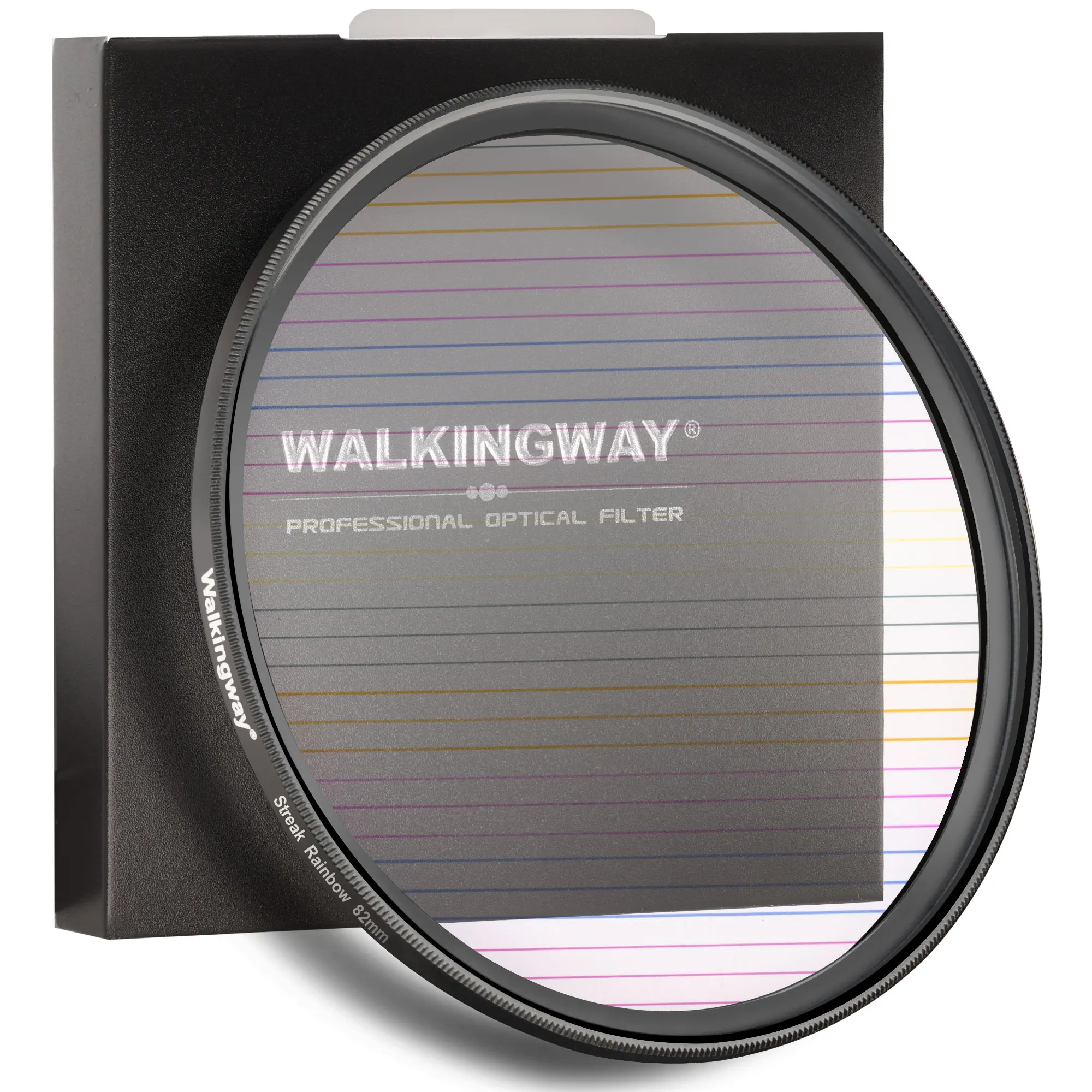 Фото Радужный светофильтр Walkingway для объектива цветной кинематографический 49 52 55 58 62 67 72 77 82 мм фильтр для камеры №3