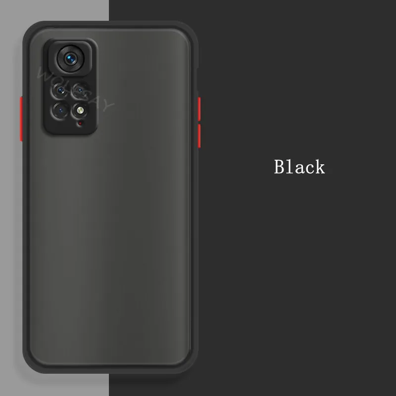 For Global Version Xiaomi Redmi Note 11 Case Redmi Note 11 Cover Silicone Matte Translucent Shockproof Bumper For Redmi Note 11S