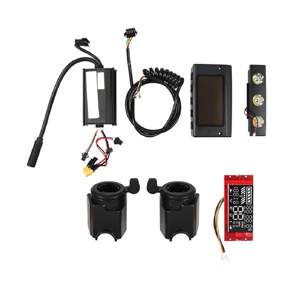 

Electric Scooter Controller Kit for KUGOO 8Inch Scooter Throttle Display Panel Lampshade Accessories