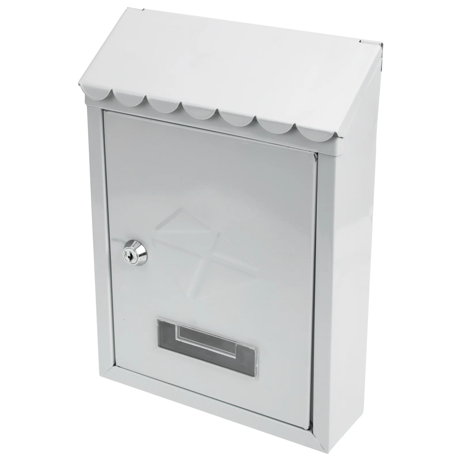 

Outdoor Rainproof Posting Box Iron Newspaper Box Wall Mounted Letterbox