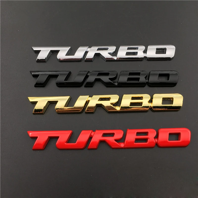 Фото 1 шт. универсальный 3D металлический буквенный автомобильный Стайлинг TURBO Boost загрузка усиление эмблема значок наклейка автоаксессуары №3