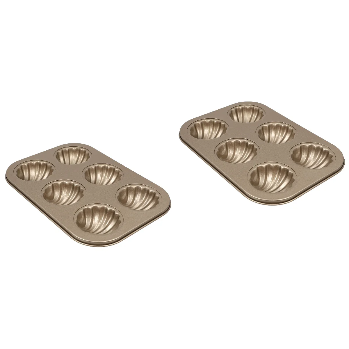 

Pan Baking Cake Muffin Molds Madeleine Pans Steel Cookie Shell Carbon Bakeware Metal Scallop Donut Cups Heart Fondant Cupcake