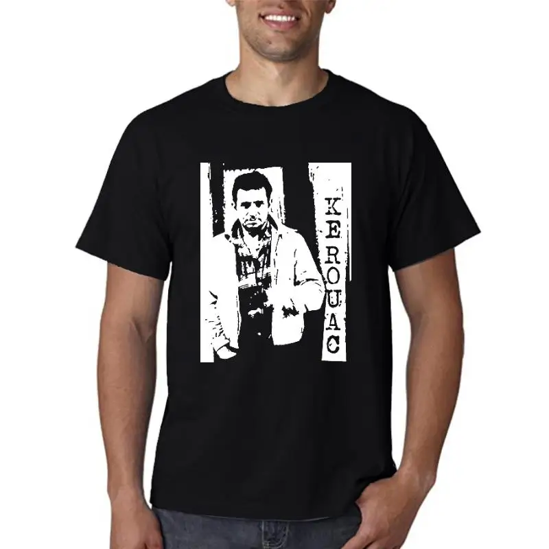 

Title: KEROUAC T-shirt jack beatnik on the road author bukowski poet Unisex Mens Ladies