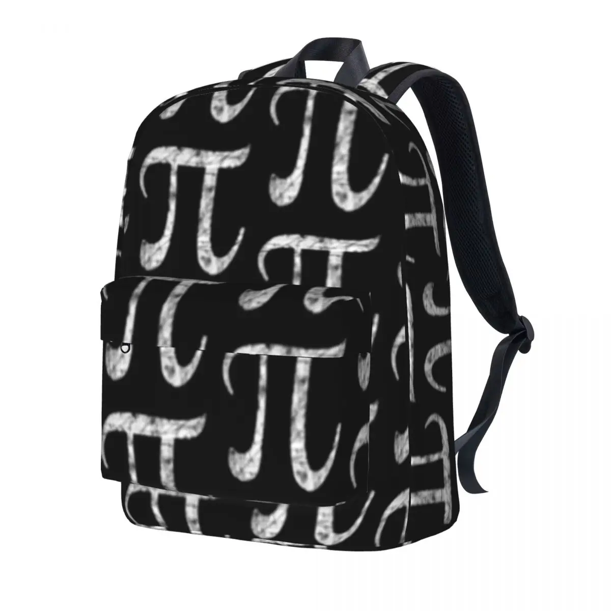 

Mesh Symbol Backpack Pi Greek Letter Print Women Polyester Workout Backpacks Breathable Casual School Bags Rucksack