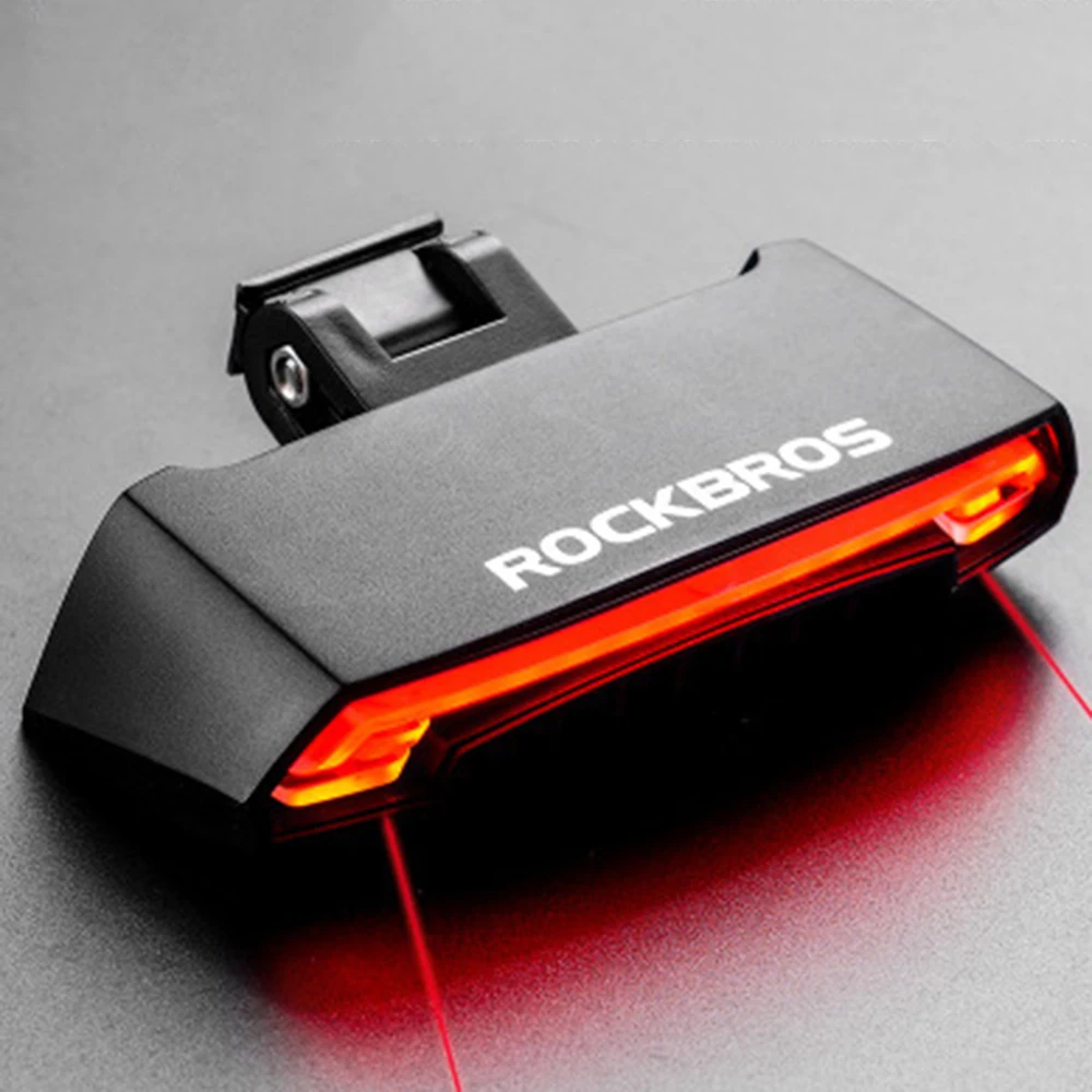 

ROCKBROS Bike Lazer Tail Light Rechargeable Wireless Waterproof MTB Safety Smart Remote Control Turn Sign Bicycle Lamp