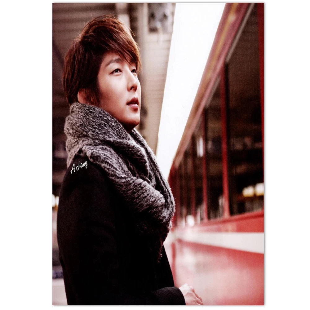 Тканевый постер LEE JOON GI HD украшение для дома и спальни настенный тканевый печать