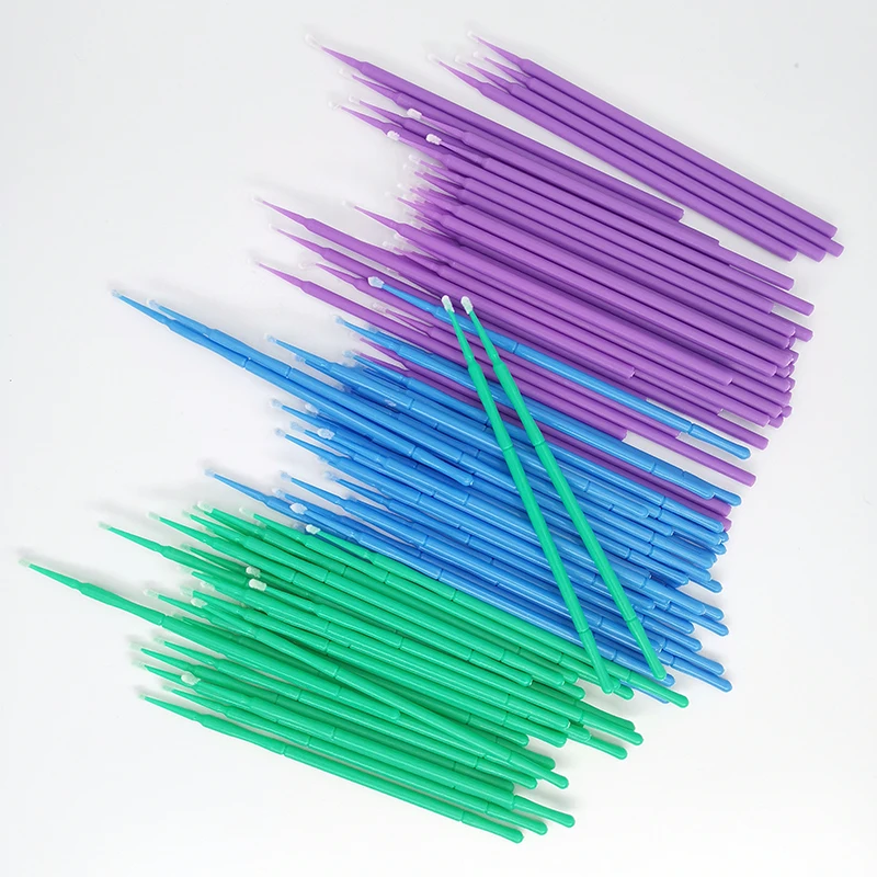 Набор из 100 шт. щеток для чистки ресниц Yelix