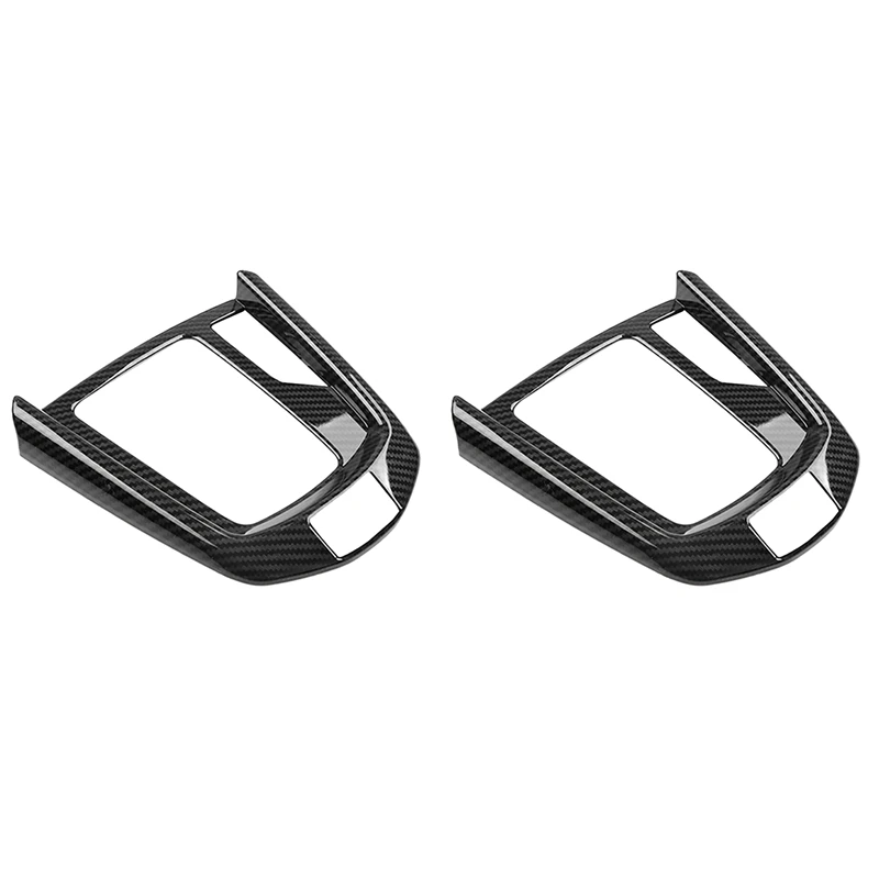 2 шт. декоративная рамка из углеродного волокна для Mazda 20-21